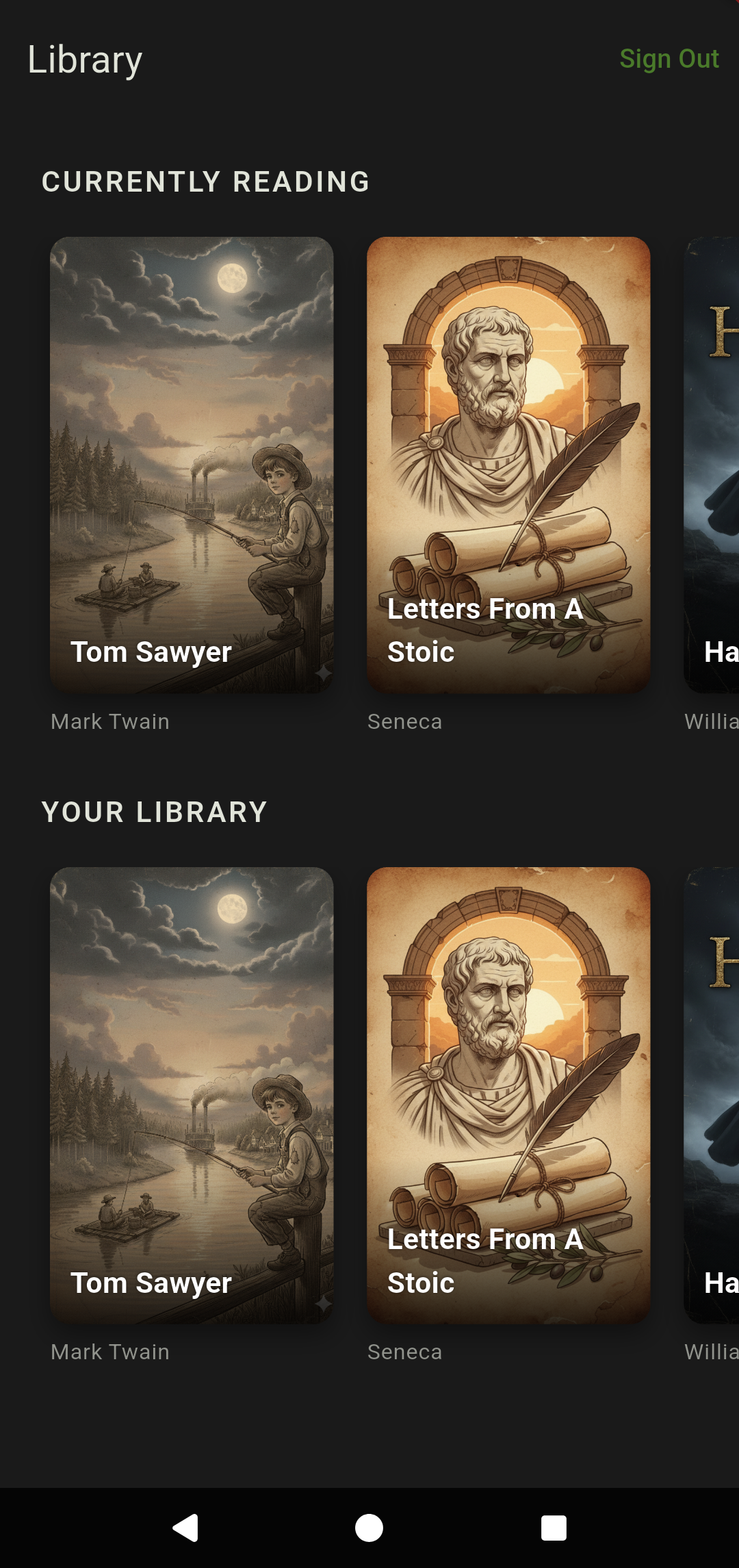 SageLeaf Library Interface